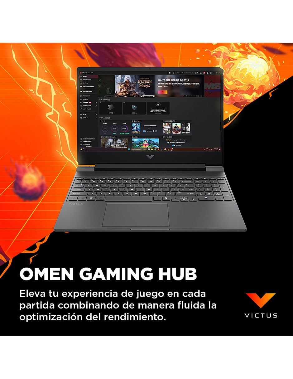Laptop gamer victus 15-fb3036la 15.6 pulgadas full hd amd ryzen 7 nvidia geforce rtx 4050 16 gb ram 1 tb ssd 12