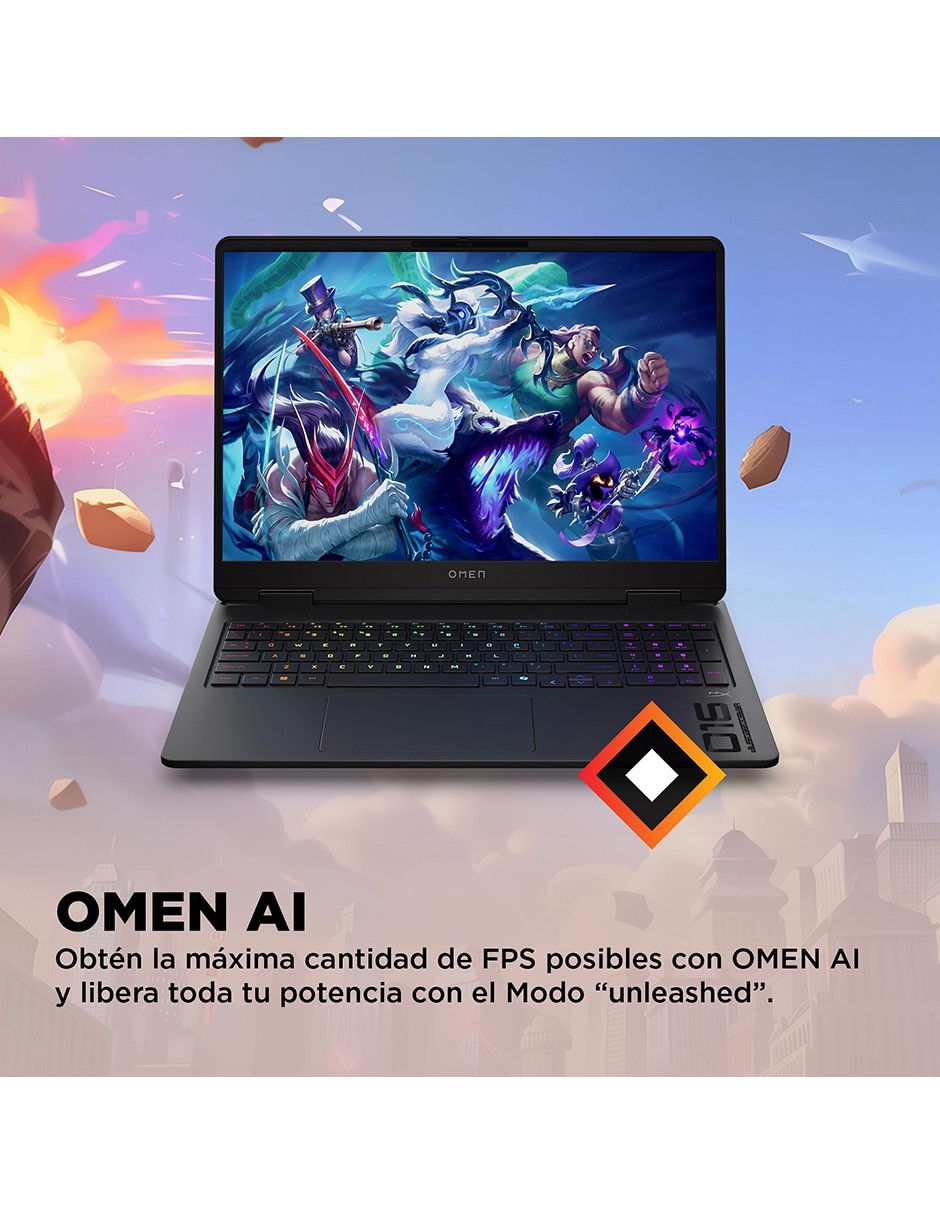Laptop gamer hp omen 16-ap0007la 16 pulgadas 2k amd ryzen 9 nvidia geforce rtx 5070 24 gb ram 1 tb ssd