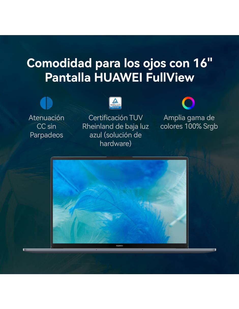 Laptop MateBook D16 16 pulgadas Full HD+ Intel Core i5 Intel UHD Graphics 16 GB RAM 512 GB 4