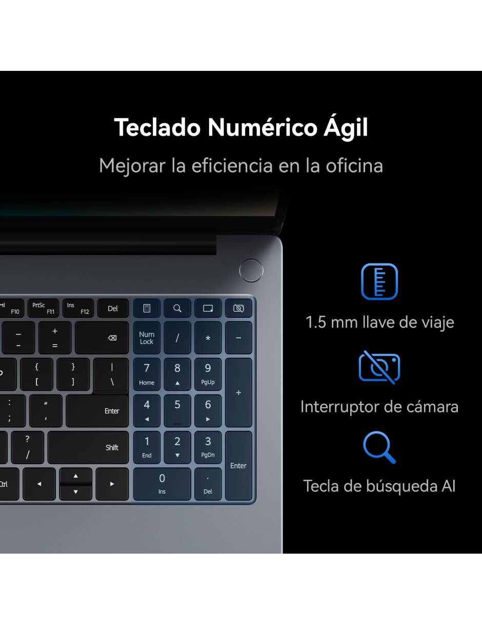 Laptop MateBook D16 16 pulgadas Full HD+ Intel Core i5 Intel UHD Graphics 16 GB RAM 512 GB 5