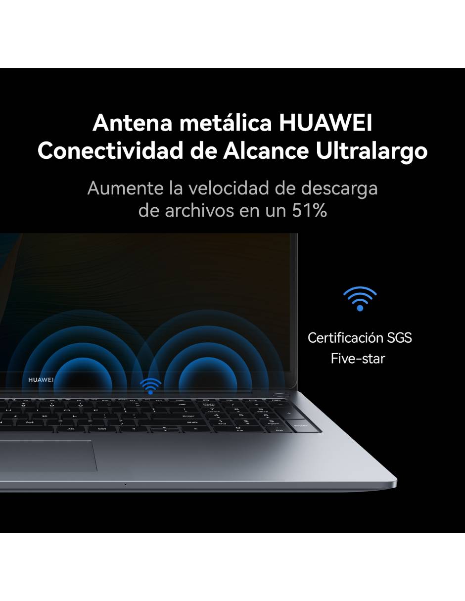 Laptop MateBook D16 16 pulgadas Full HD+ Intel Core i5 Intel UHD Graphics 16 GB RAM 512 GB 7