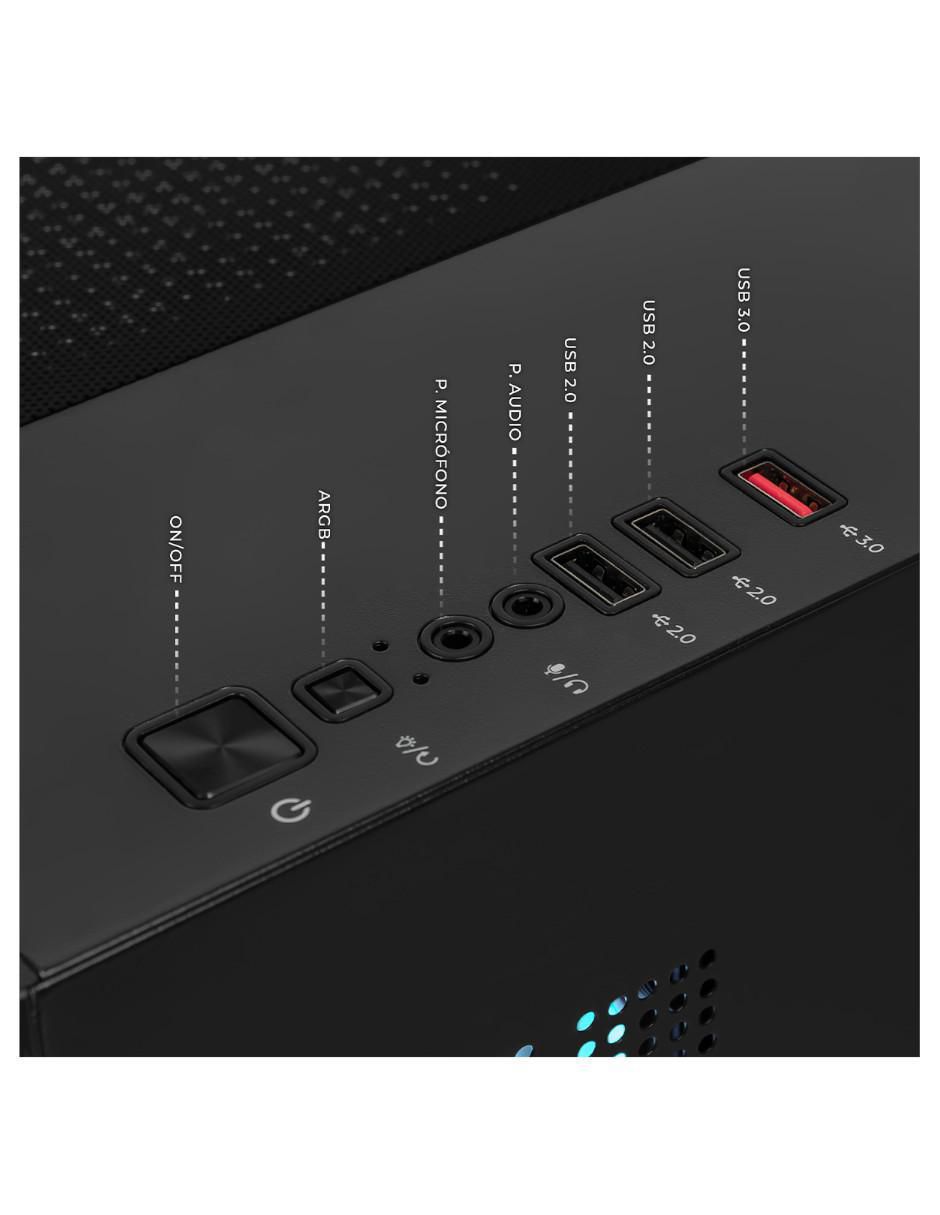 Computadora gamer XTPCR516GB5060MAE 32 pulgadas QHD AMD Ryzen 5 NVIDIA GeForce RTX 5060 16 GB RAM 1 TB SSD 3