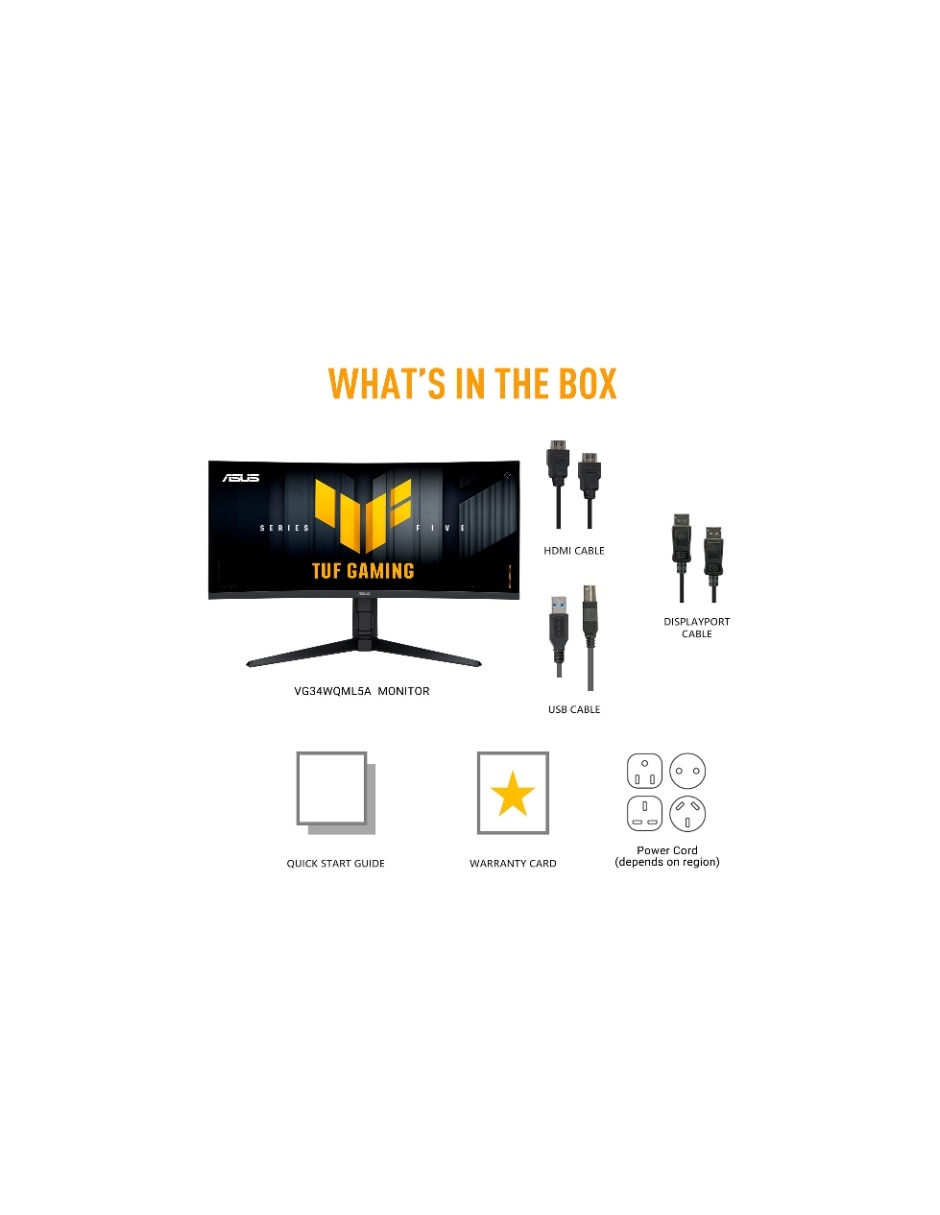 Monitor gamer vg34wqml5a freesync wqhd 34 pulgadas 90lm0bp1-b01ec1 no aplica 6