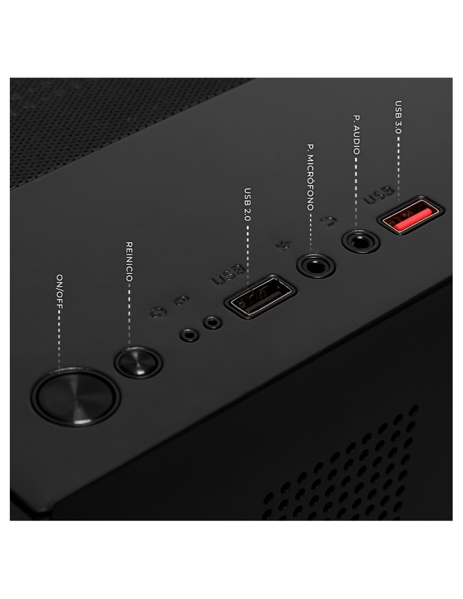 Computadora gamer XTBRR716GBRENOIRMTGB 24 pulgadas Full HD AMD Ryzen 7 AMD Radeon Graphics 16 GB RAM 500 GB SSD