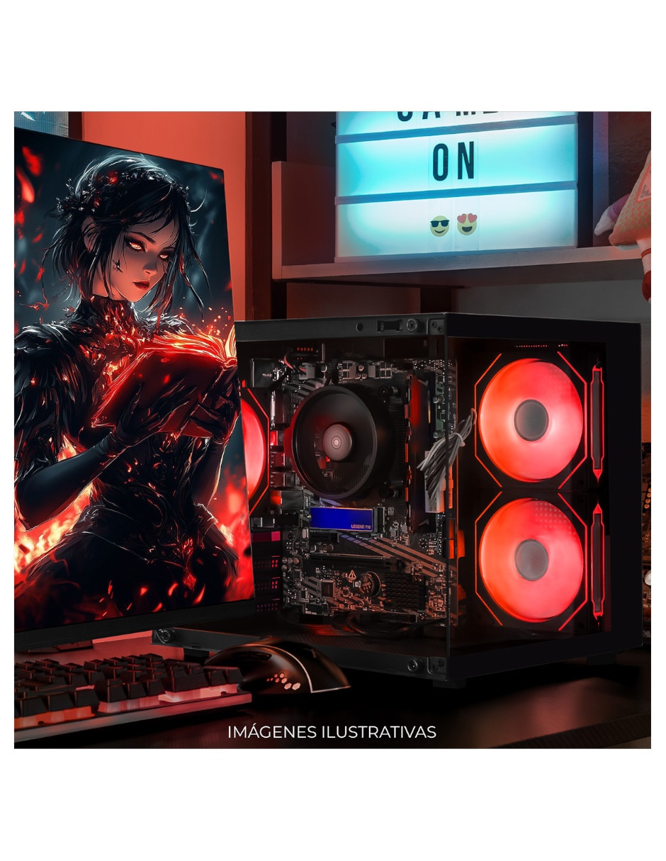 Computadora gamer XTBRR716GBRENOIRMTGB 24 pulgadas Full HD AMD Ryzen 7 AMD Radeon Graphics 16 GB RAM 500 GB SSD 9
