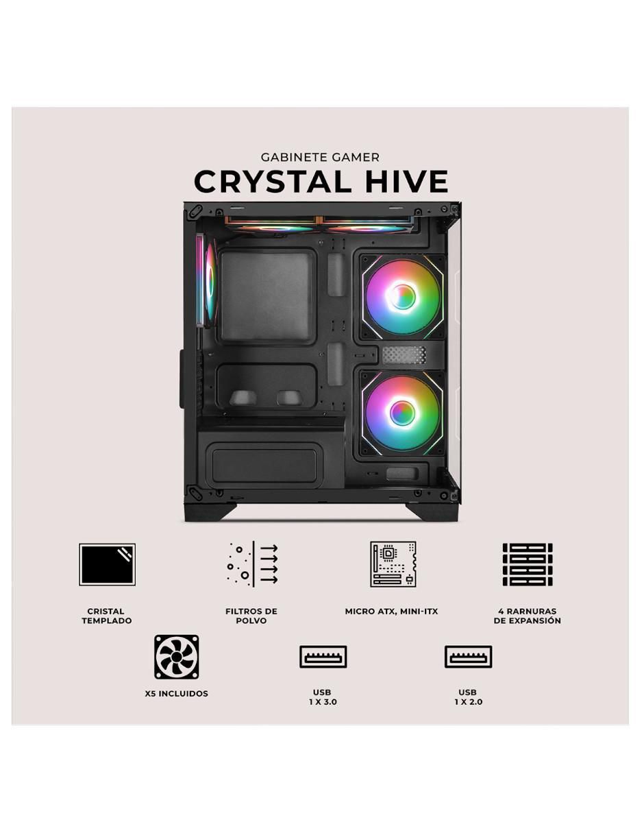 Gabinete Xtreme Pc Gaming Crystal Hive
