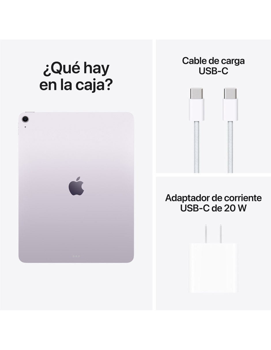 iPad Air M4 13 pulgadas 128 GB 12 GB RAM Morado iPad Air M4 13 pulgadas 128 GB 12 GB RAM Morado