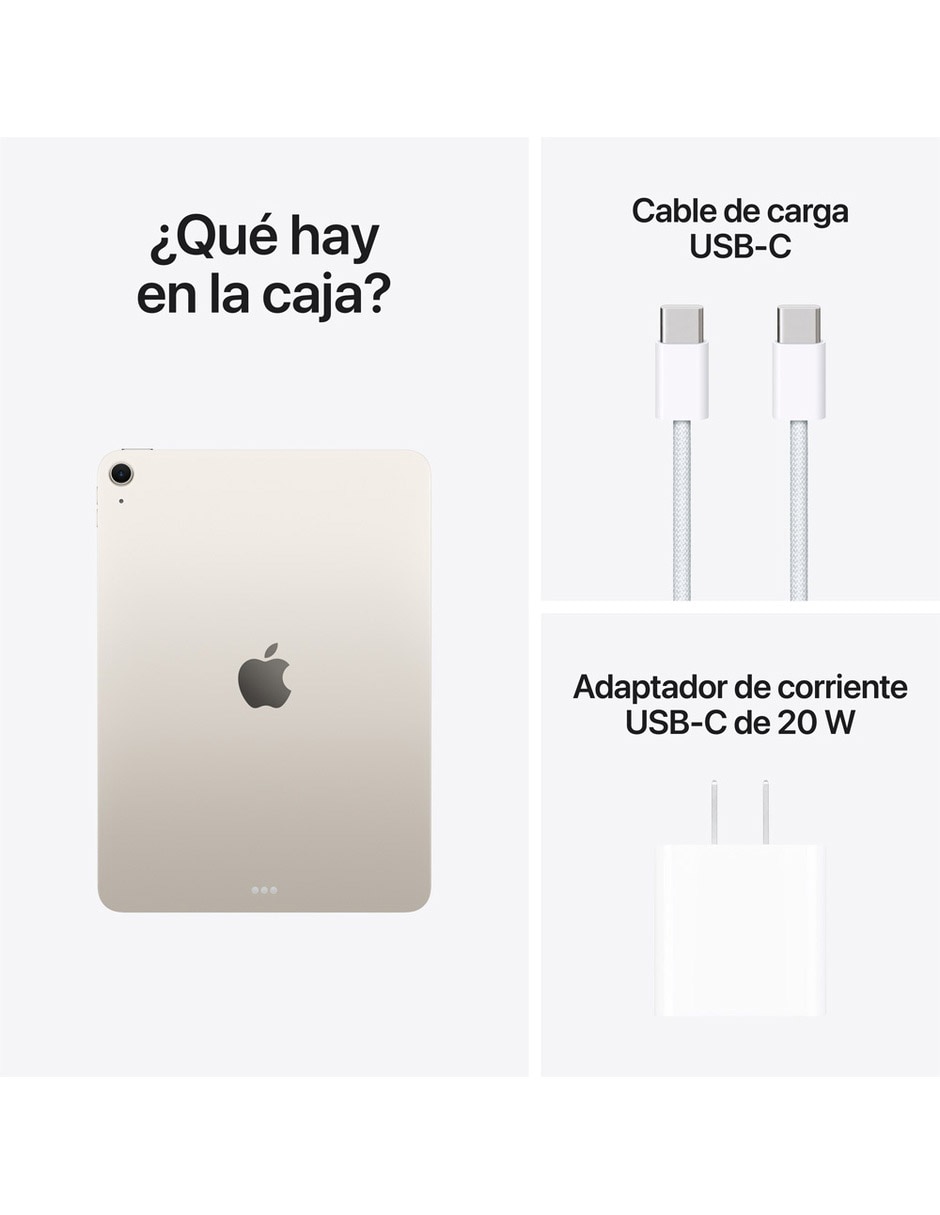 Apple iPad Air M4 11 pulgadas 256 GB 12 GB RAM Blanco Estelar