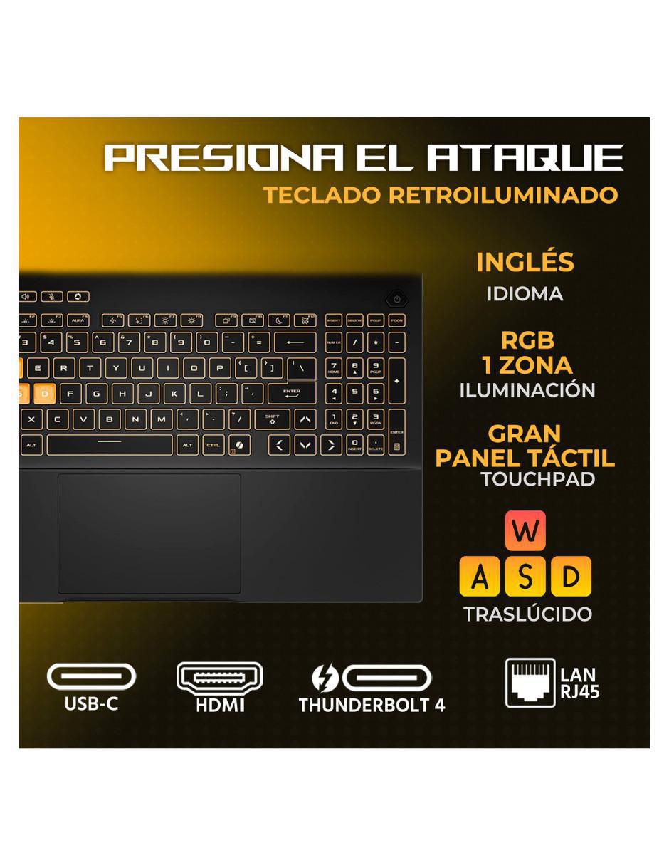Laptop gamer Asus TUF16I-5070CI7321TM 16 pulgadas WUXGA Intel Core i7 NVIDIA GeForce RTX 5070 32 GB RAM 1 TB SSD 8