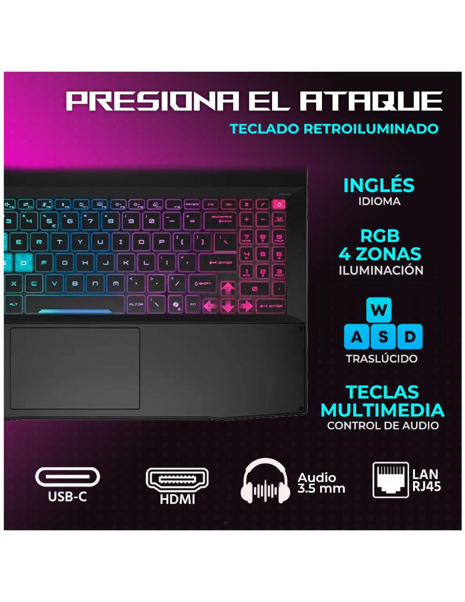 Laptop gamer 5070Ci7641TM 15.6 pulgadas QHD Intel Core i7 NVIDIA GeForce RTX 5070 64 GB RAM 1 TB