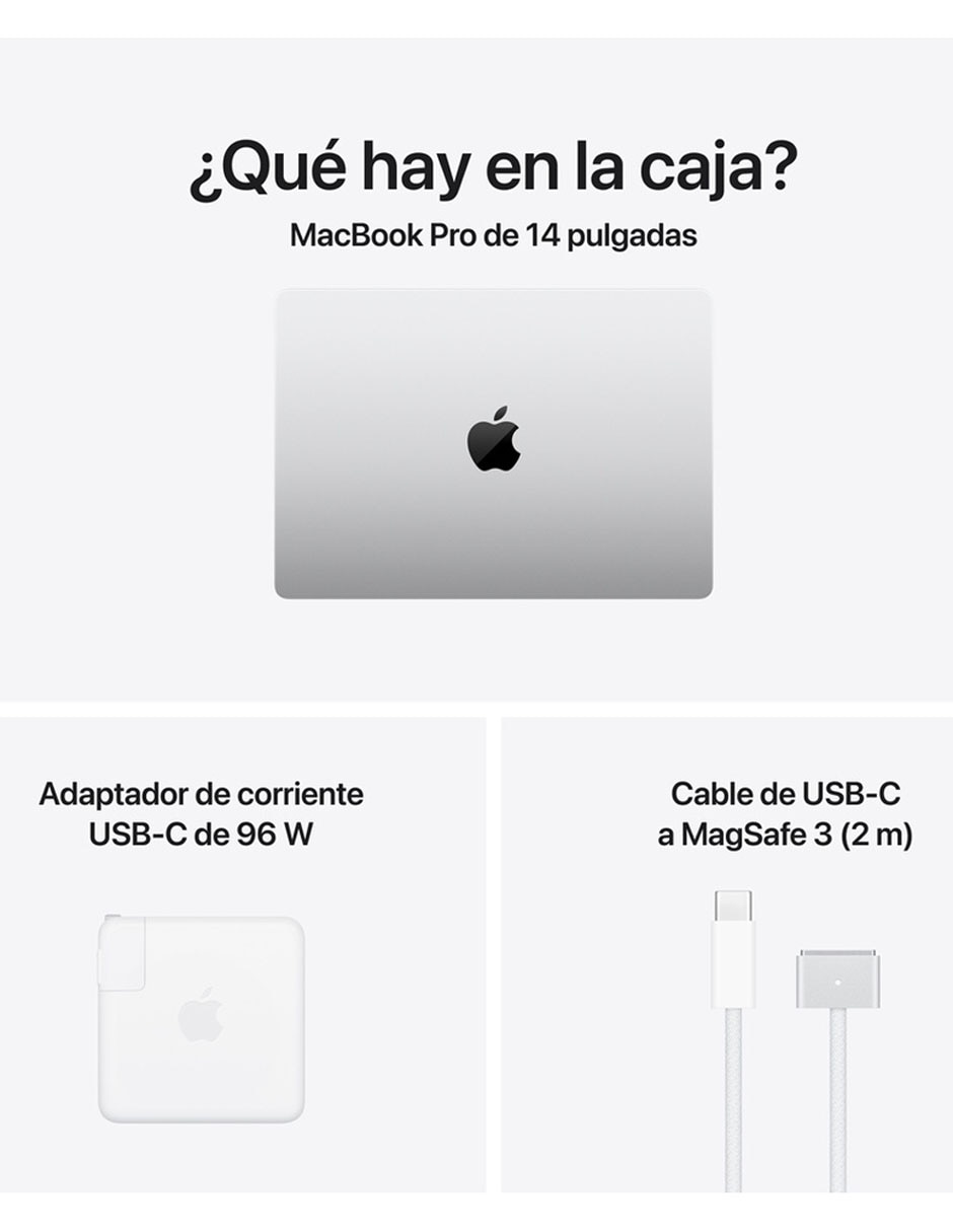MacBook Pro 14 pulgadas Chip M5 Max 36 GB RAM 2 TB SSD plateado 9