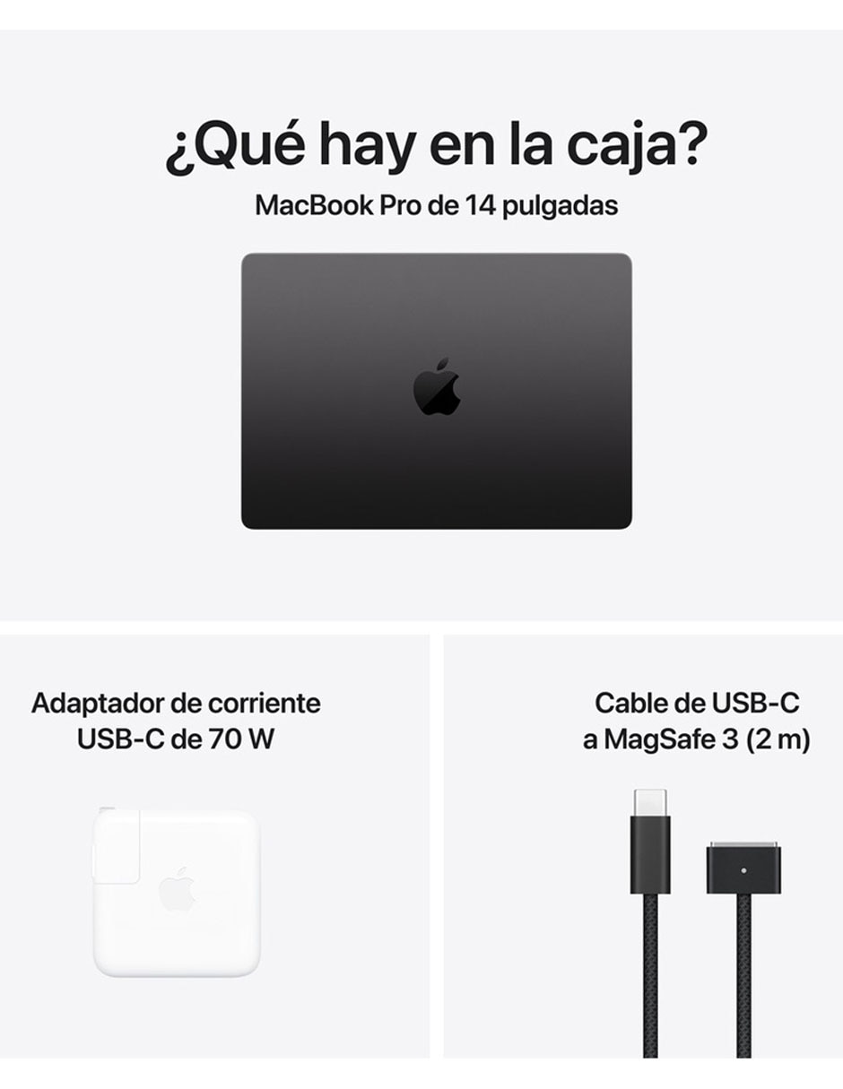 MacBook Pro 14 pulgadas M5 Pro 24 GB RAM 1TB SSD Negro Espacial 9
