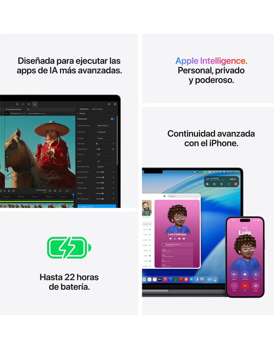 Apple MacBook Pro 16 pulgadas Chip M5 Max 36 GB RAM 2 TB SSD plateado