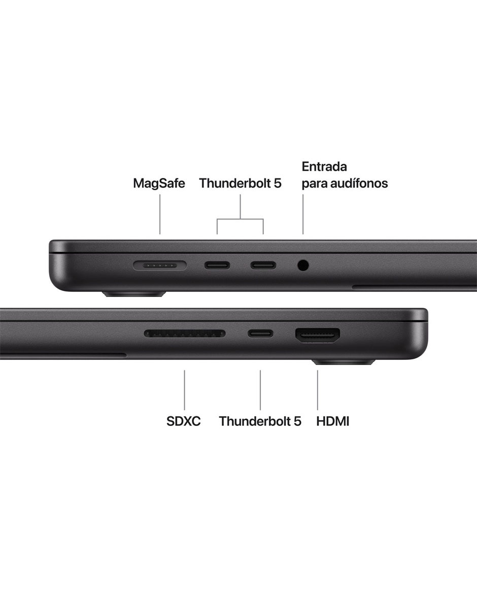 MacBook Pro 16 pulgadas M5 Pro 24 GB RAM 1 TB SSD Negro Espacial 7