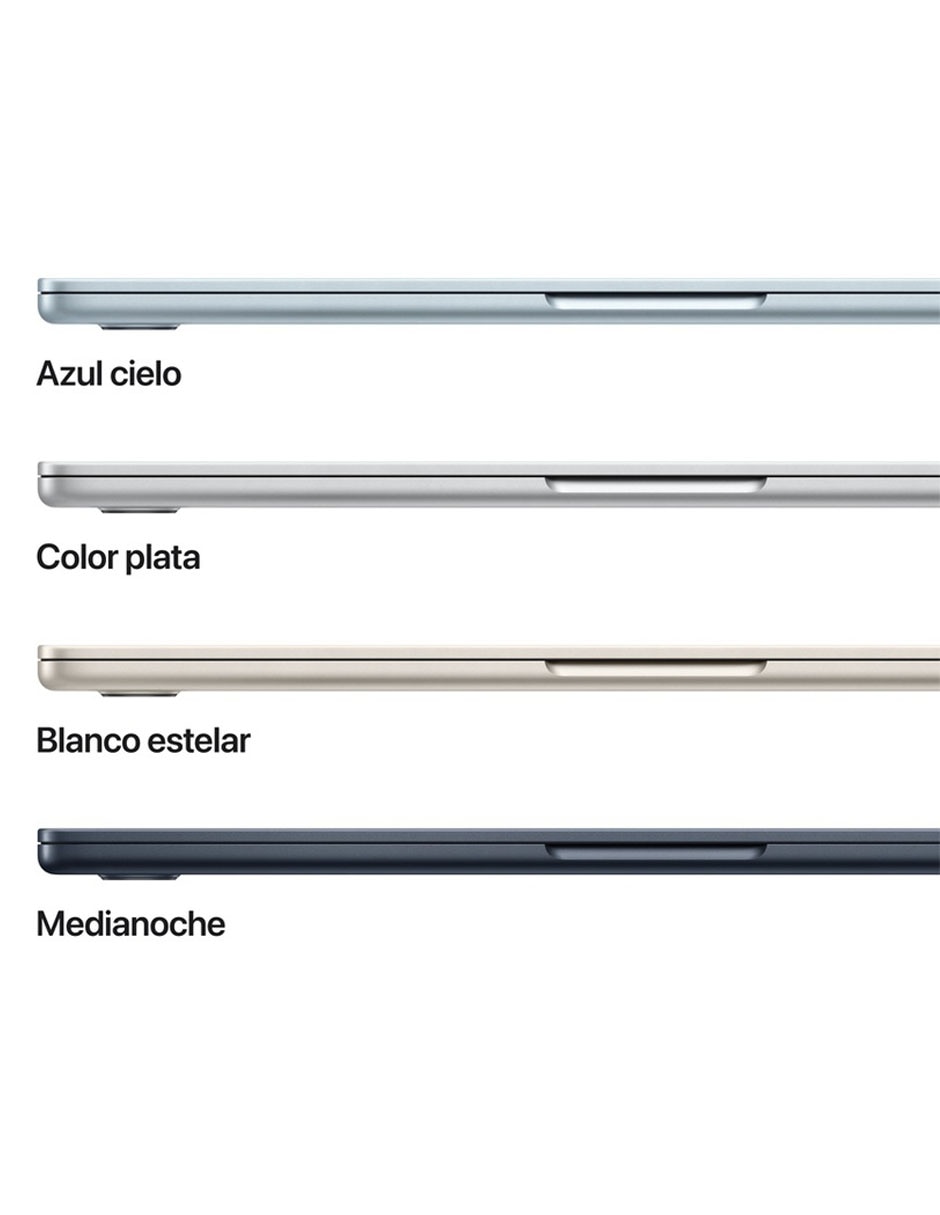 Apple MacBook Air 13 pulgadas Chip M5 16 GB RAM 512 GB SSD Color Plata