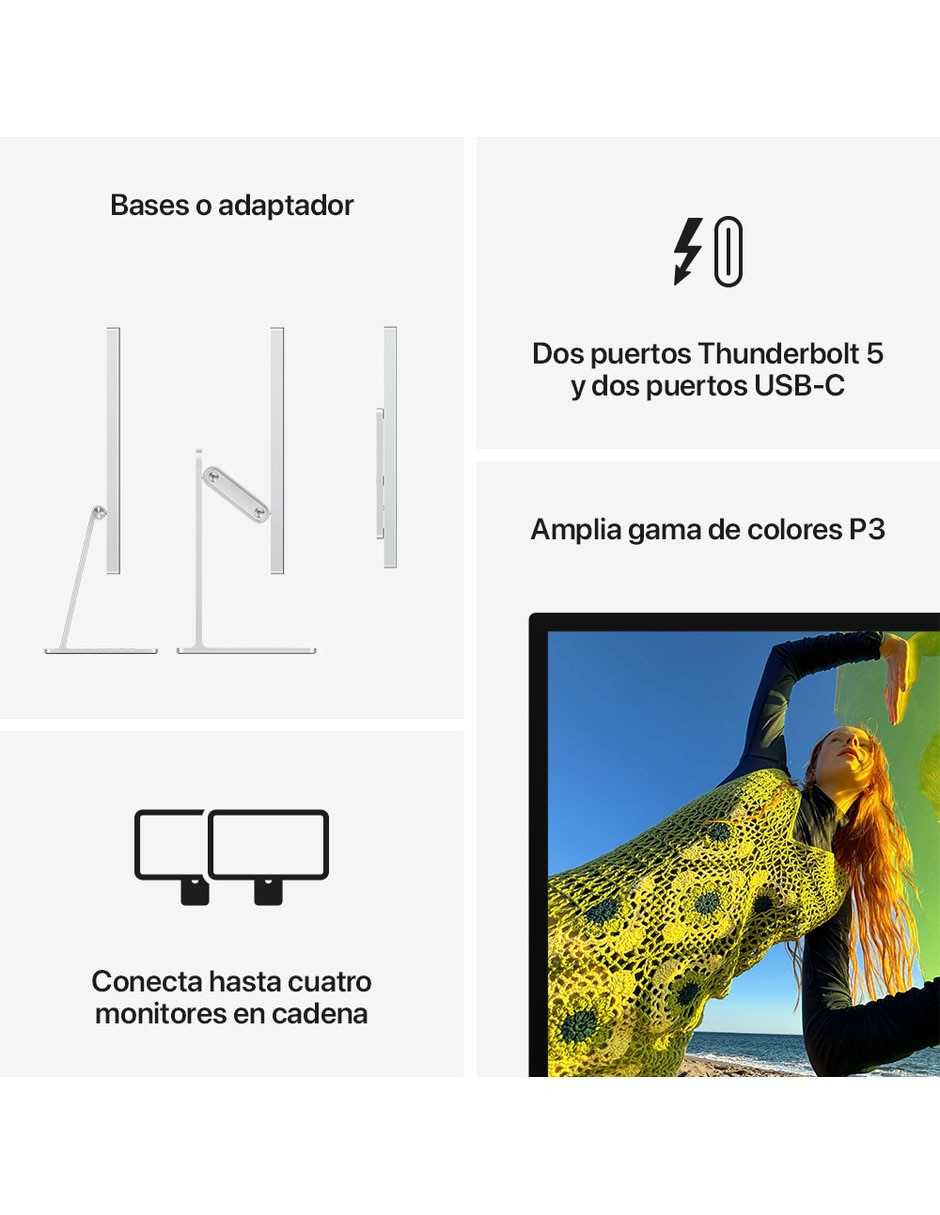 Monitor Apple Studio Display retina 5k 27 pulgadas MFEX4CL/A