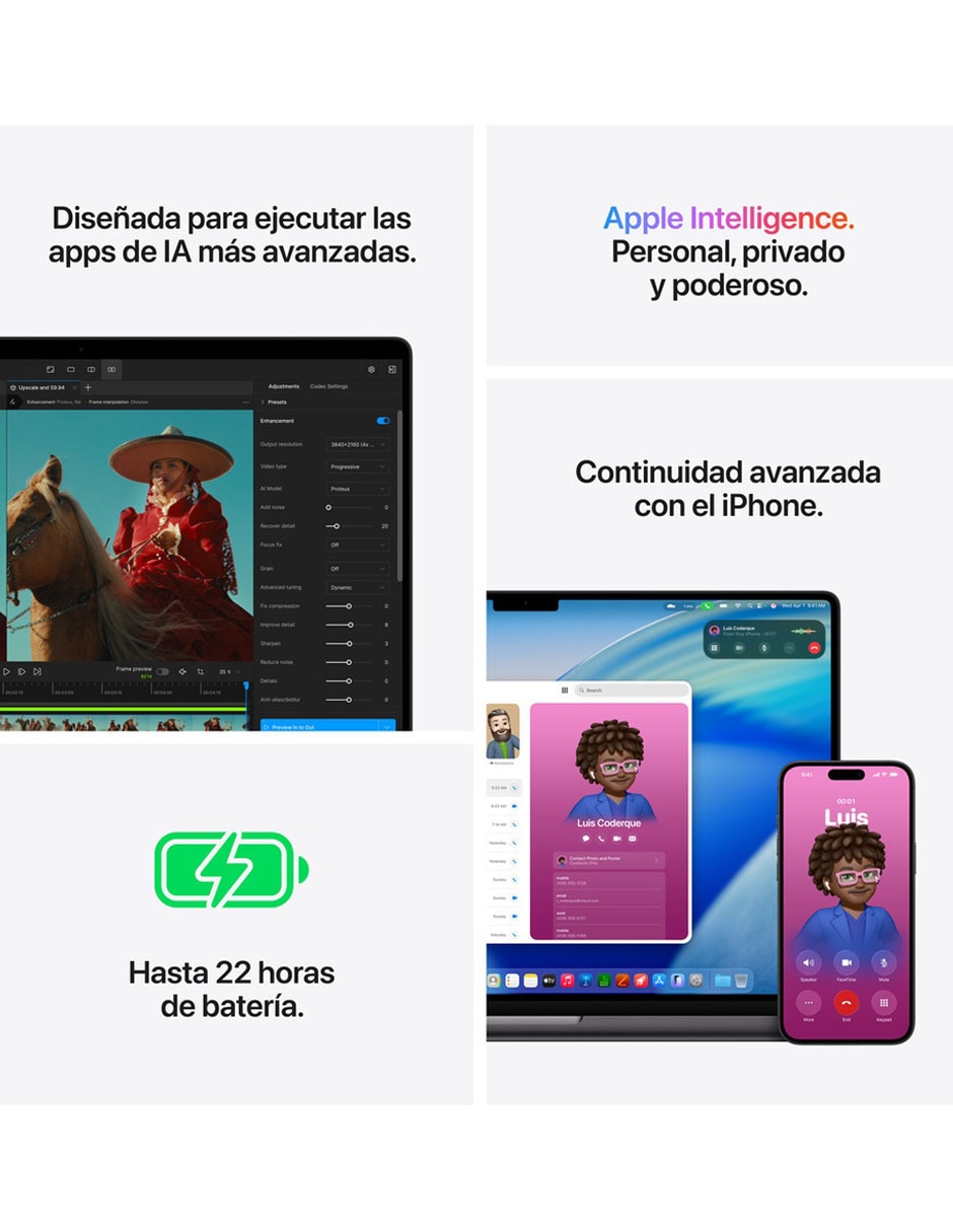 Apple MacBook Pro 16 pulgadas Chip M5 Max 36 GB RAM 2 TB SSD negro espacial