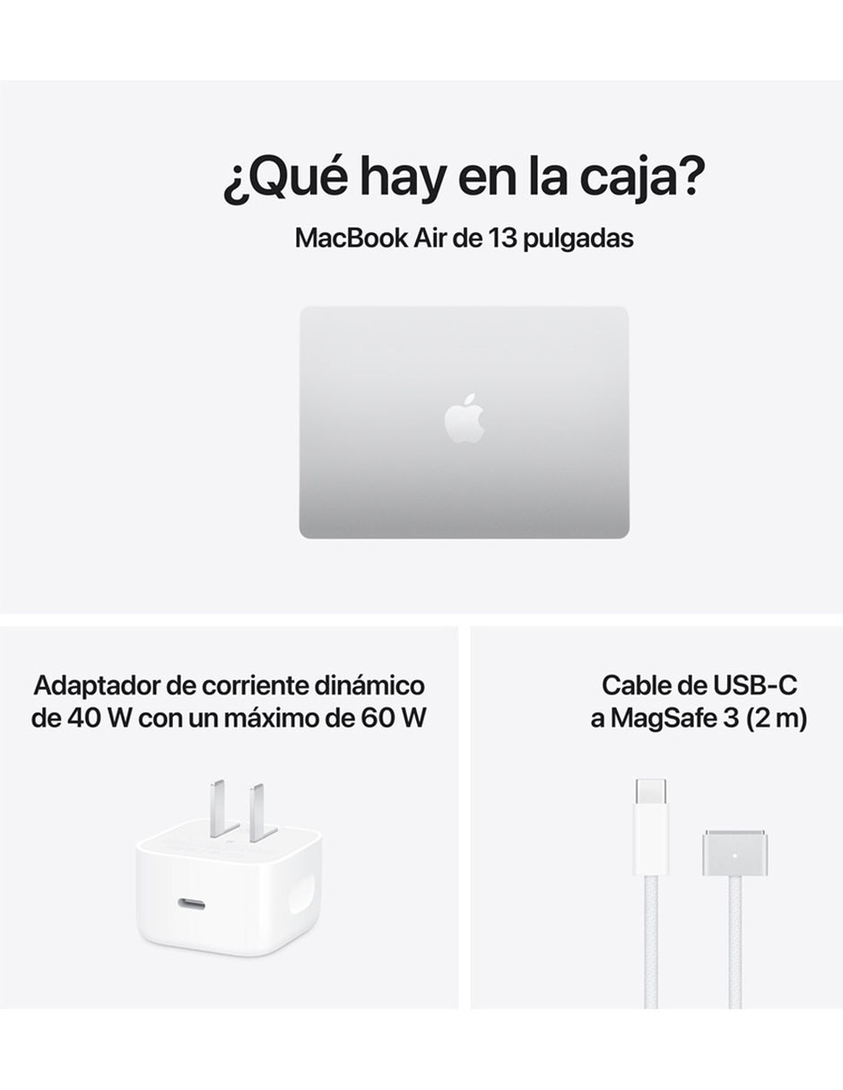MacBook Air 13 pulgadas Chip M5 24 GB RAM 1 TB SSD plateado 8