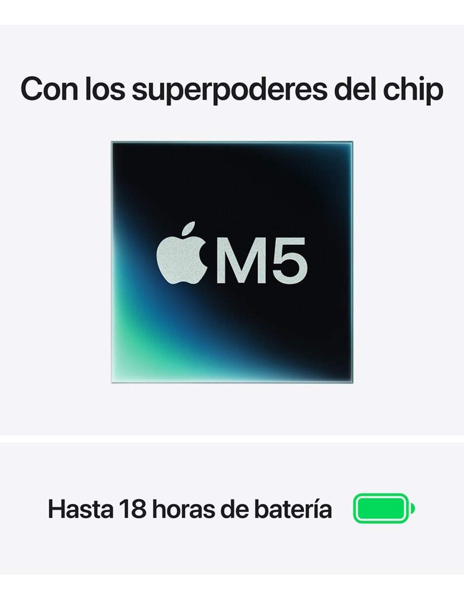 MacBook Air 13 pulgadas Chip M5 16 GB RAM 512 GB SSD Medianoche 4