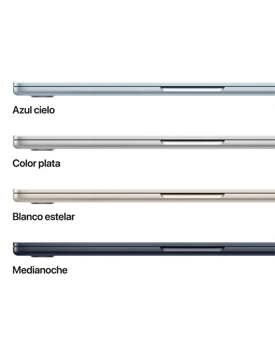 MacBook Air 13 pulgadas Chip M5 16 GB RAM 1 TB SSD Medianoche 3