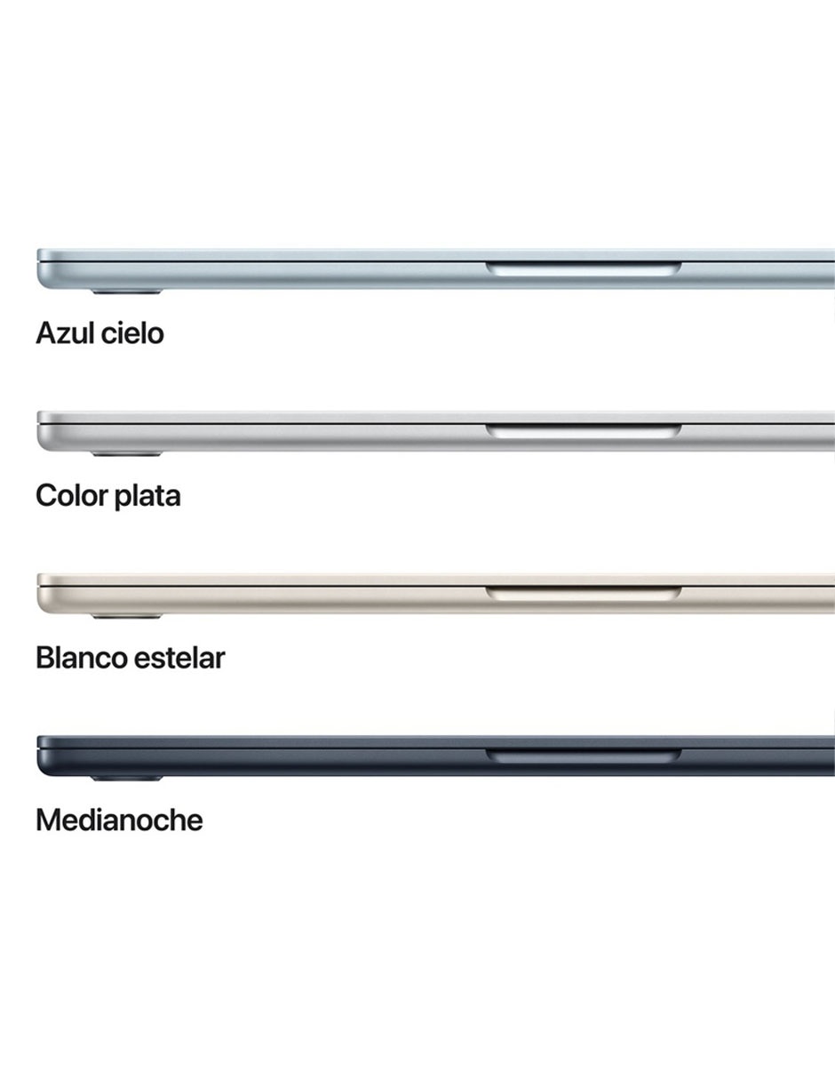 MacBook Air 13 pulgadas Chip M5 24 GB RAM 1 TB SSD medianoche 3