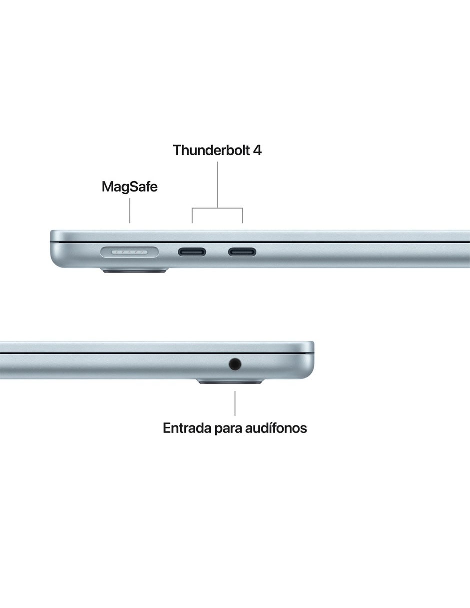 Apple MacBook Air 13 pulgadas Chip M5 16 GB RAM 512 GB SSD Azul Cielo
