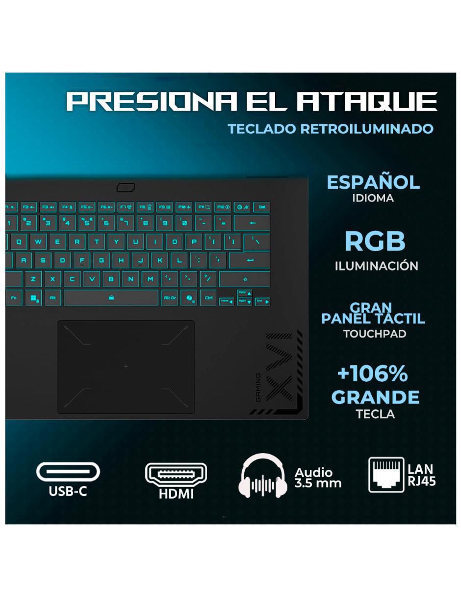 Laptop gamer GA16E-5050Ci732512M 16 pulgadas WUXGA Intel Core i7 NVIDIA GeForce RTX 5050 32 GB RAM 512 GB SSD