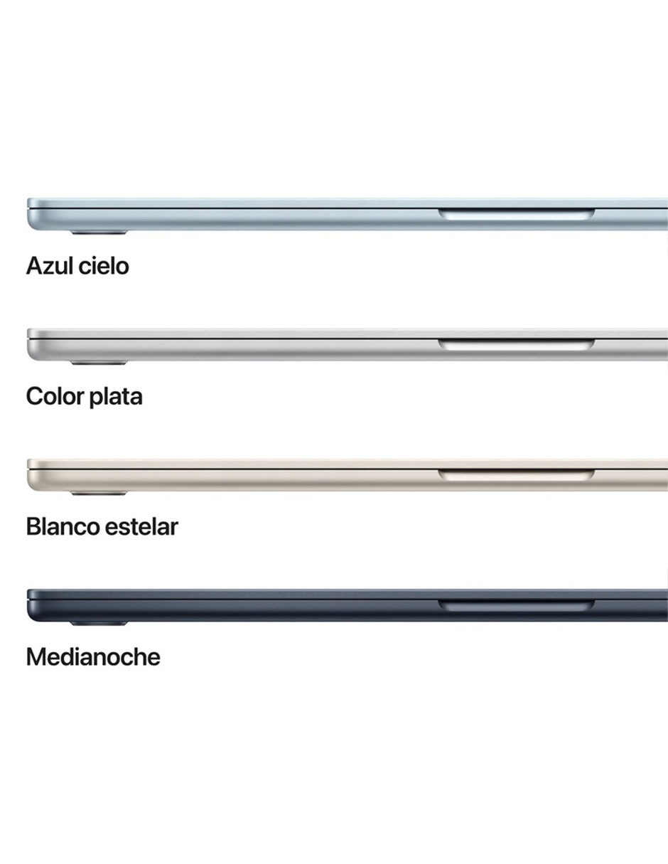 macbook air 15 pulgadas chip m5 16 gb ram 512 gb ssd blanco estelar 3