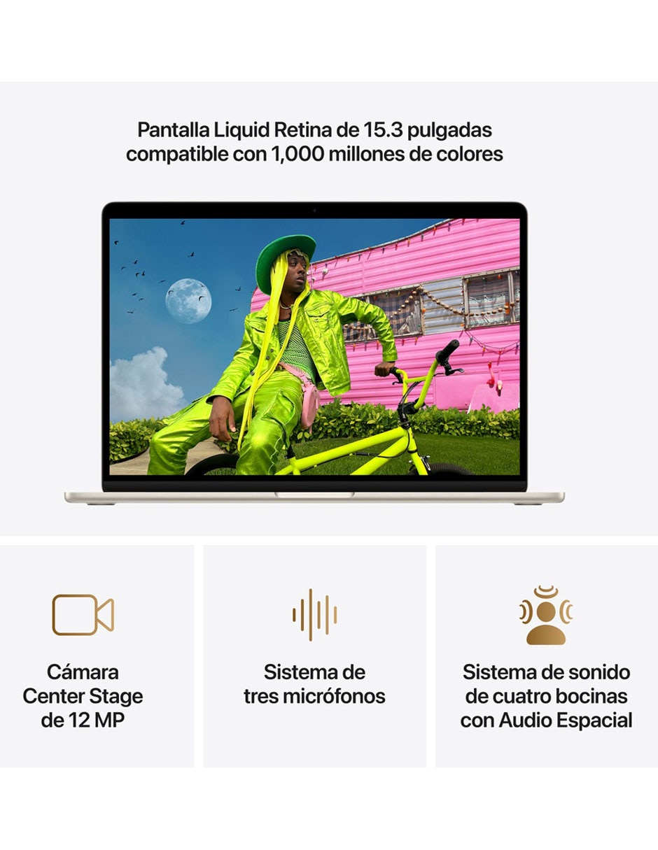 macbook air 15 pulgadas chip m5 16 gb ram 512 gb ssd blanco estelar 5