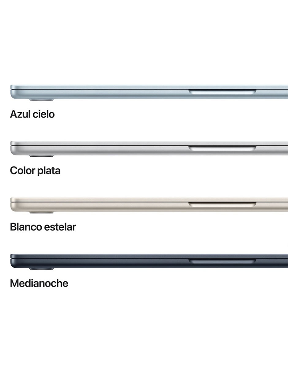 MacBook Air 15 pulgadas Chip M5 16 GB RAM 512 GB SSD medianoche 3