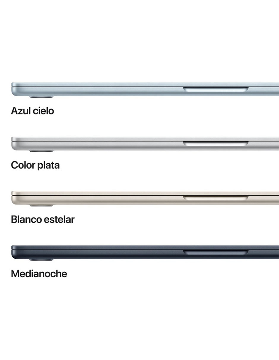 MacBook Air 15 pulgadas Chip M5 24 GB 1 TB SSD medianoche 3