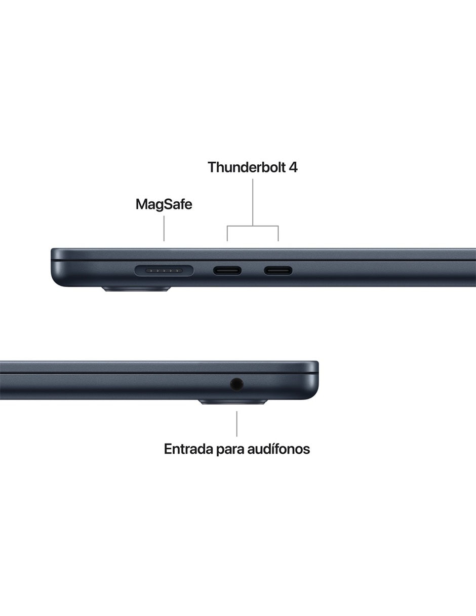 MacBook Air 15 pulgadas Chip M5 24 GB 1 TB SSD medianoche 6