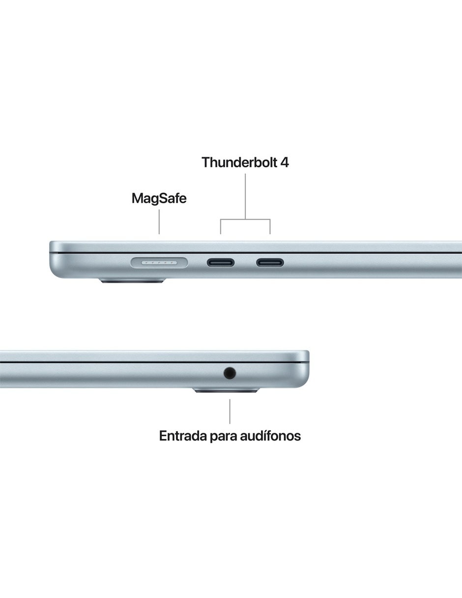 Apple macbook air 15.3 pulgadas chip m5 16 gb ram 1 tb ssd azul cielo