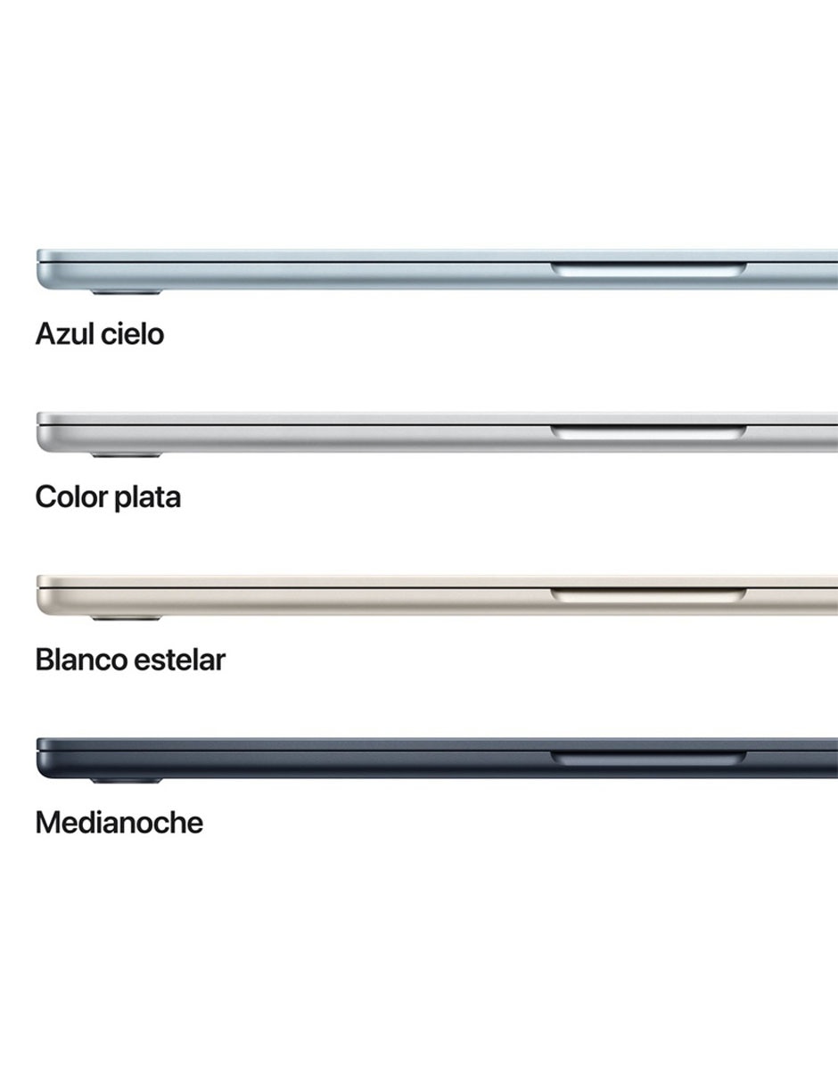Apple macbook air 15 pulgadas chip m5 pro 24 gb ram 1 tb ssd azul cielo