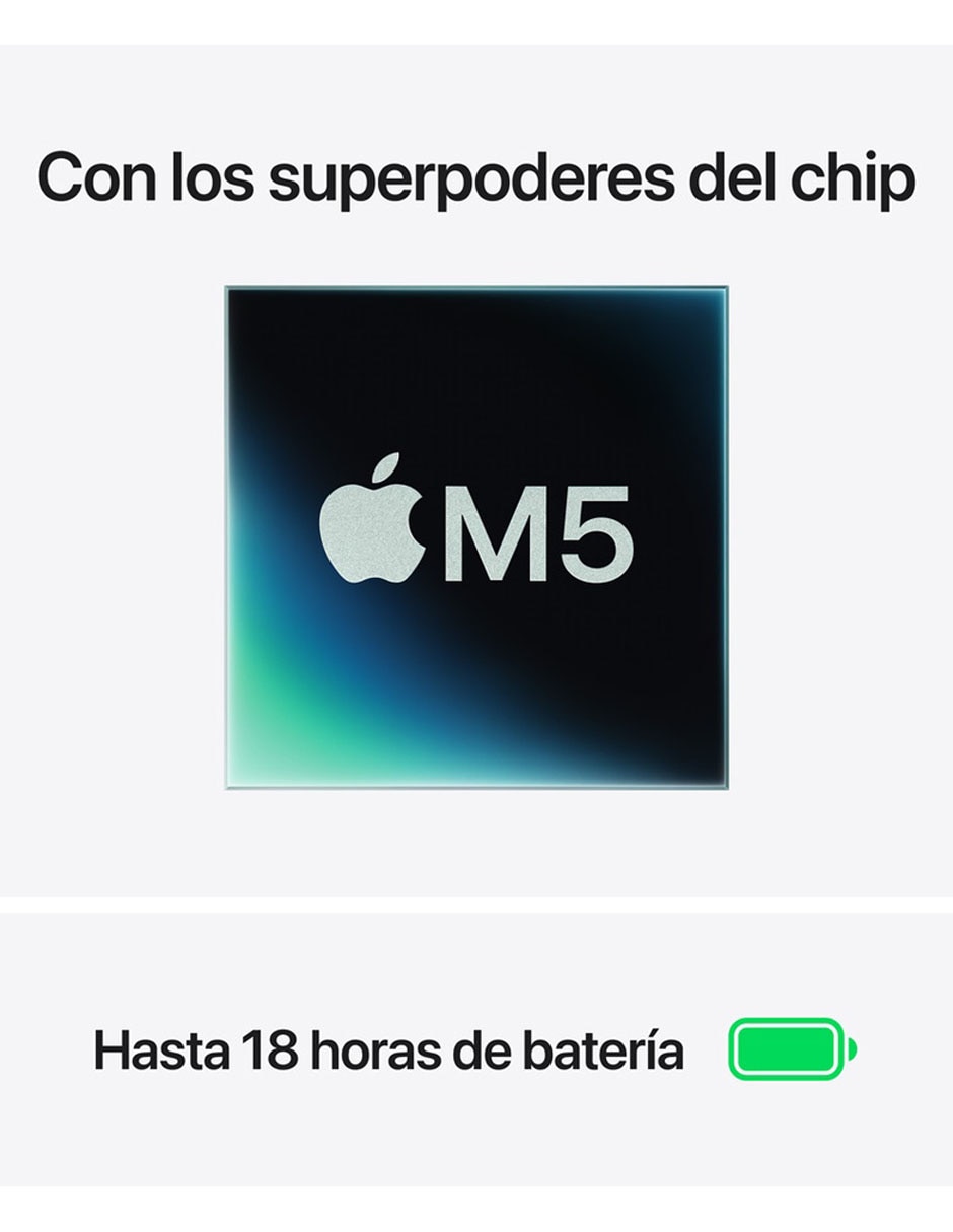 Apple macbook air 15 pulgadas chip m5 pro 24 gb ram 1 tb ssd azul cielo