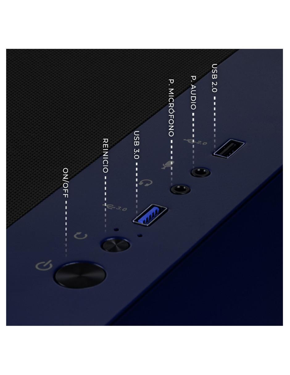 Computadora gamer Xtreme PC Gaming XTPCR732GB5060MCHB 27 pulgadas Full HD AMD Ryzen 7 NVIDIA GeForce RTX 5060 16 GB RAM 1 TB SSD