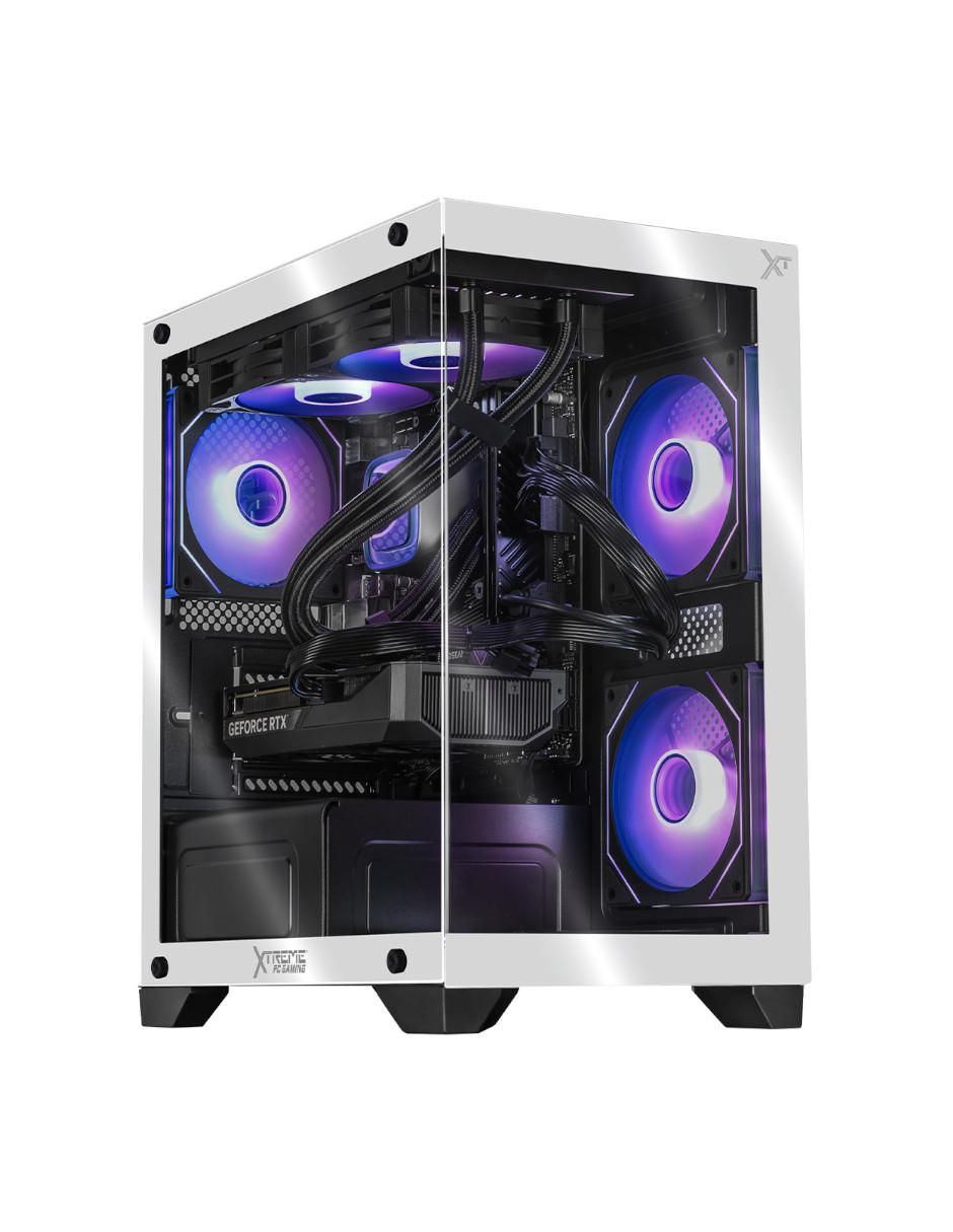 Computadora Gamer Xtpcr732gb5060tichbwincluye Monitorincluye Monitor AMD Ryzen 7 Nvidia Geforce Rtx 5060 Ti 32 GB RAM 1 TB SSD