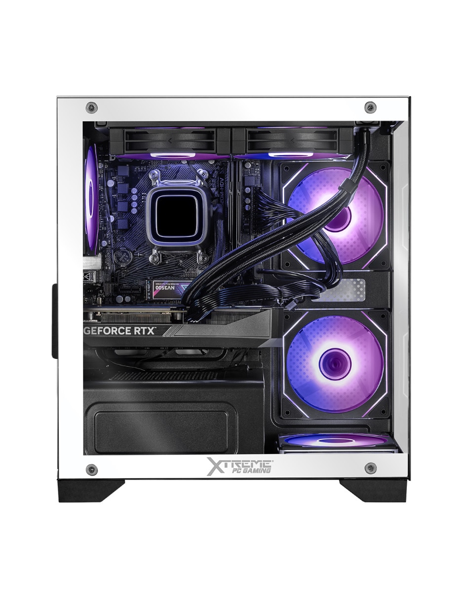 Computadora Gamer Xtpcr732gb5060tichbwincluye Monitorincluye Monitor AMD Ryzen 7 Nvidia Geforce Rtx 5060 Ti 32 GB RAM 1 TB SSD 4