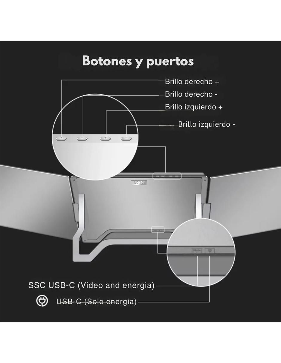 Monitor portátil IPS Full HD 16 pulgadas 4