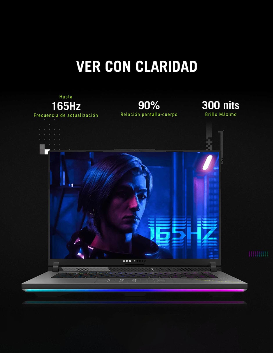 Laptop Asus G614PP-RV006W 16 pulgadas Full HD+ AMD Ryzen 9 NVIDIA GeForce RTX 5070 16 GB RAM 1 TB SSD