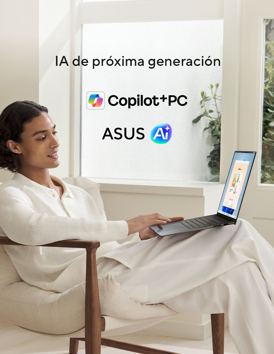 Laptop touch Asus UM5606GA-SR199W 16 pulgadas 3K AMD Ryzen AI 9 AMD Radeon 32 GB RAM 1 TB SSD