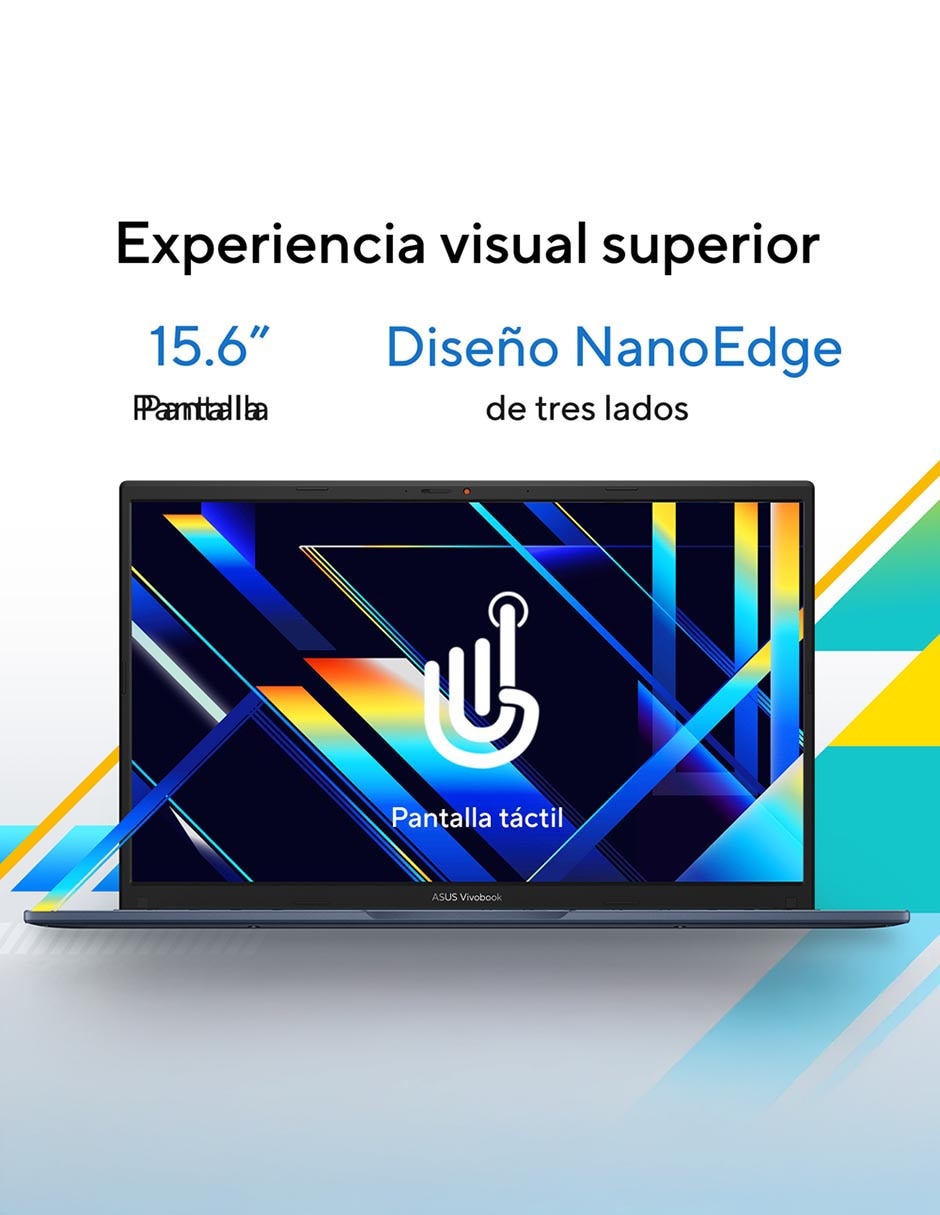 Computadora touch X1504VA-E85360W 15.6 pulgadas Full HD Intel Core 7 150Ul Intel HD Graphics 620 24 GB RAM 512 GB