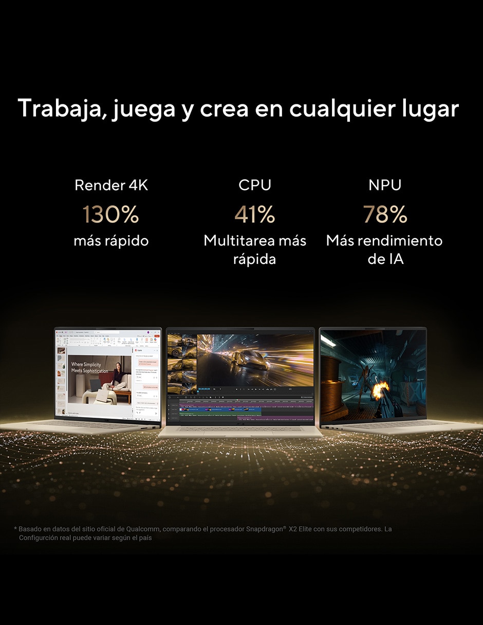 Computadora ux3407na-qd134w 14 pulgadas wuxga snapdragon x elite qualcomm adreno 32 gb ram 512 gb ssd 12