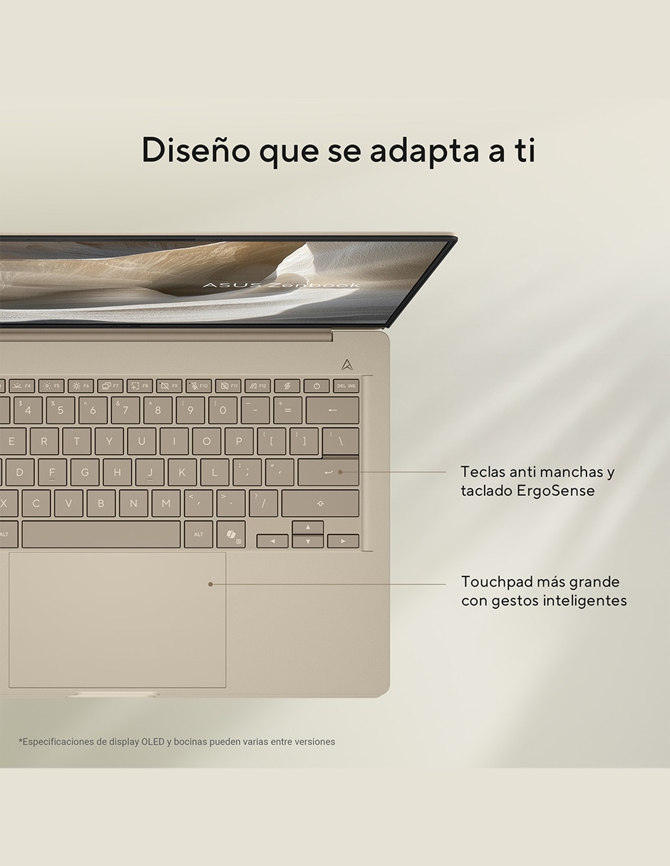 Computadora ux3407na-qd134w 14 pulgadas wuxga snapdragon x elite qualcomm adreno 32 gb ram 512 gb ssd 14
