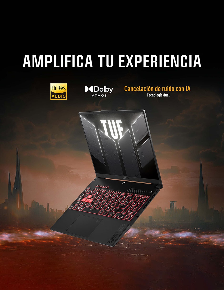 Computadora fa607nuq-rl038w 16 pulgadas full hd+ amd ryzen 7 nvidia geforce rtx 4050 16 gb ram 512 gb ssd 3