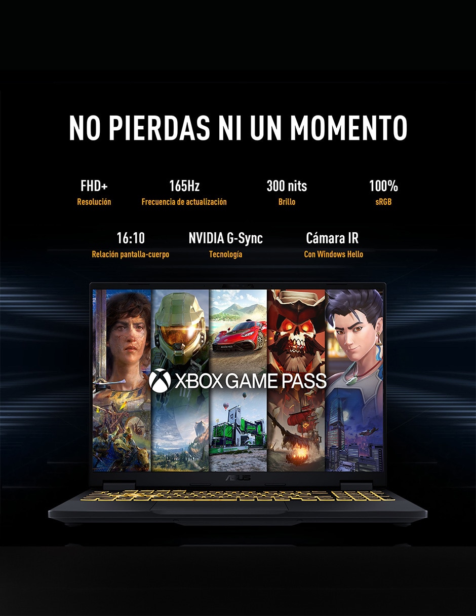 Laptop gamer Asus FX608JMR-RV069W 16 pulgadas Full HD+ Intel Core i7 NVIDIA GeForce RTX 5060 16 GB RAM 1 TB SSD