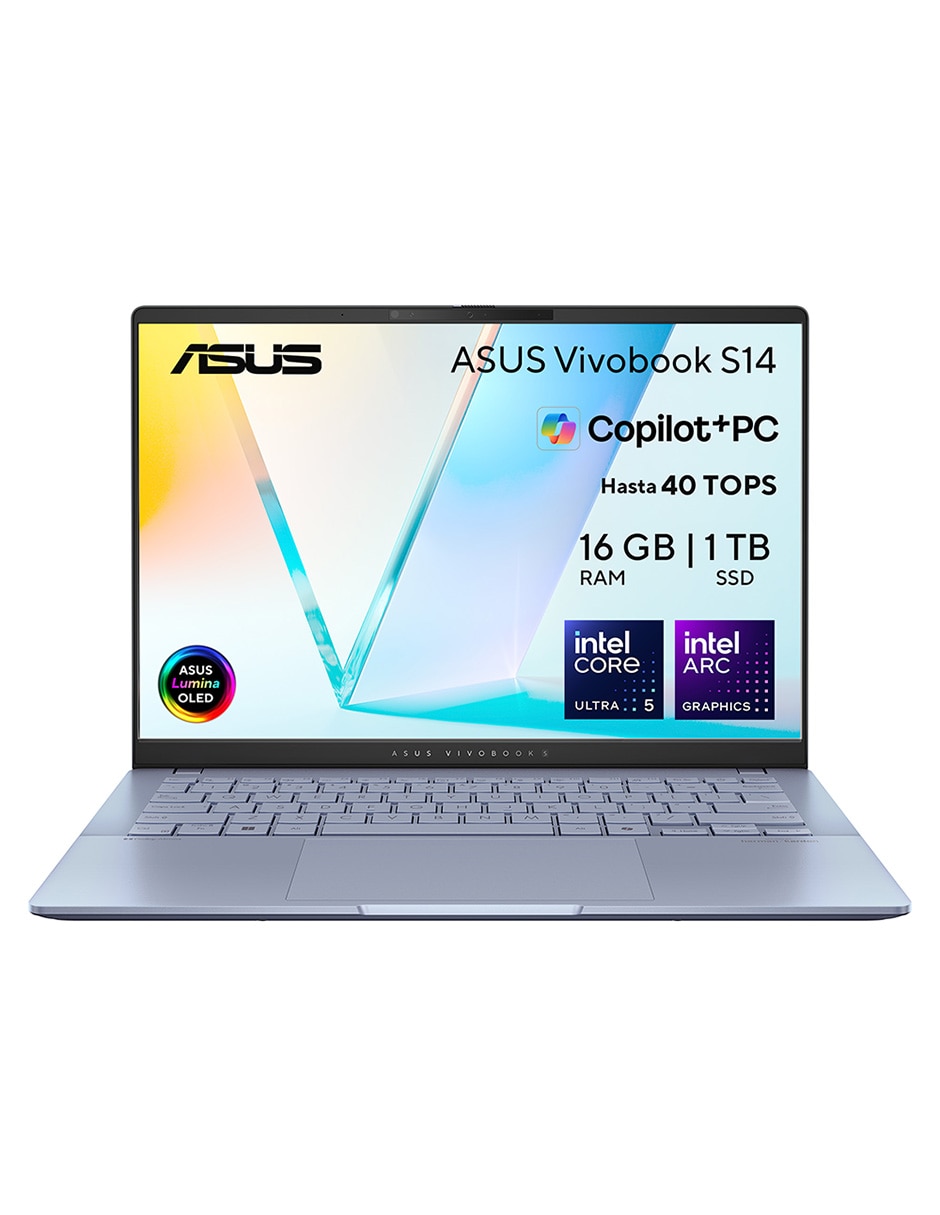 ASUS Laptop Asus S5406SA-QD029W 14 pulgadas WUXGA Intel Core Ultra 5 226V Intel Arc 16 GB RAM 1 TB SSD