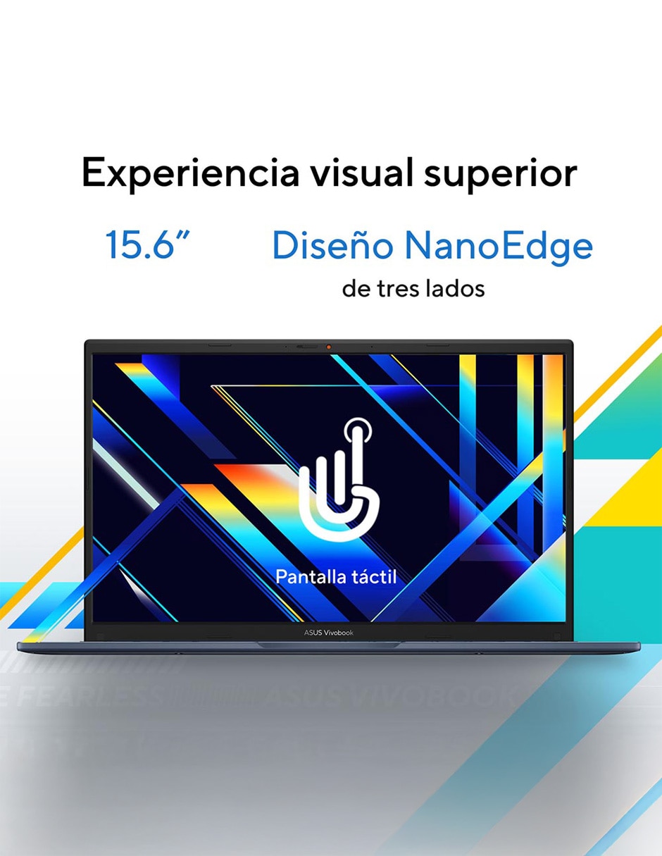 Laptop touch Asus X1504VA-E85362W 15.6 pulgadas Full HD Intel core 5 Intel HD Graphics 620 16 GB RAM 512 GB SSD