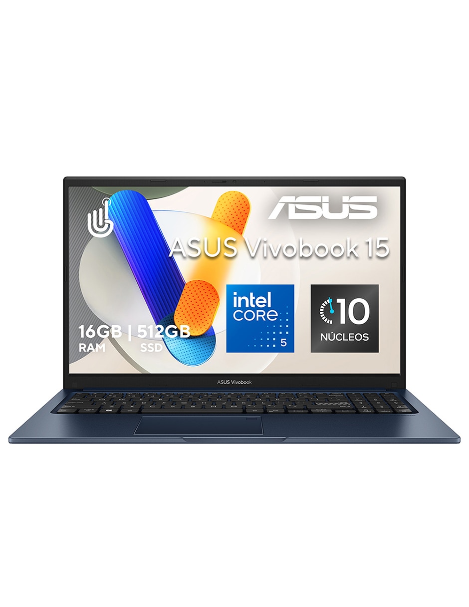 ASUS Laptop touch Asus X1504VA-E85362W 15.6 pulgadas Full HD Intel core 5 Intel HD Graphics 620 16 GB RAM 512 GB SSD