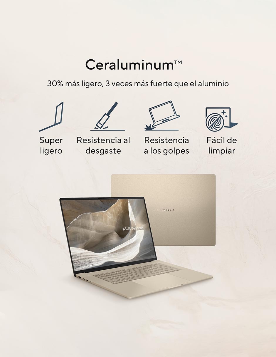 Laptop UX3607OA-SQ013W 16 pulgadas 3K Snapdragon X Elite Qualcomm Adreno 48 GB RAM 1 TB SSD 12
